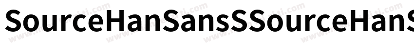 SourceHanSansSSourceHanSansSC Mediu字体转换